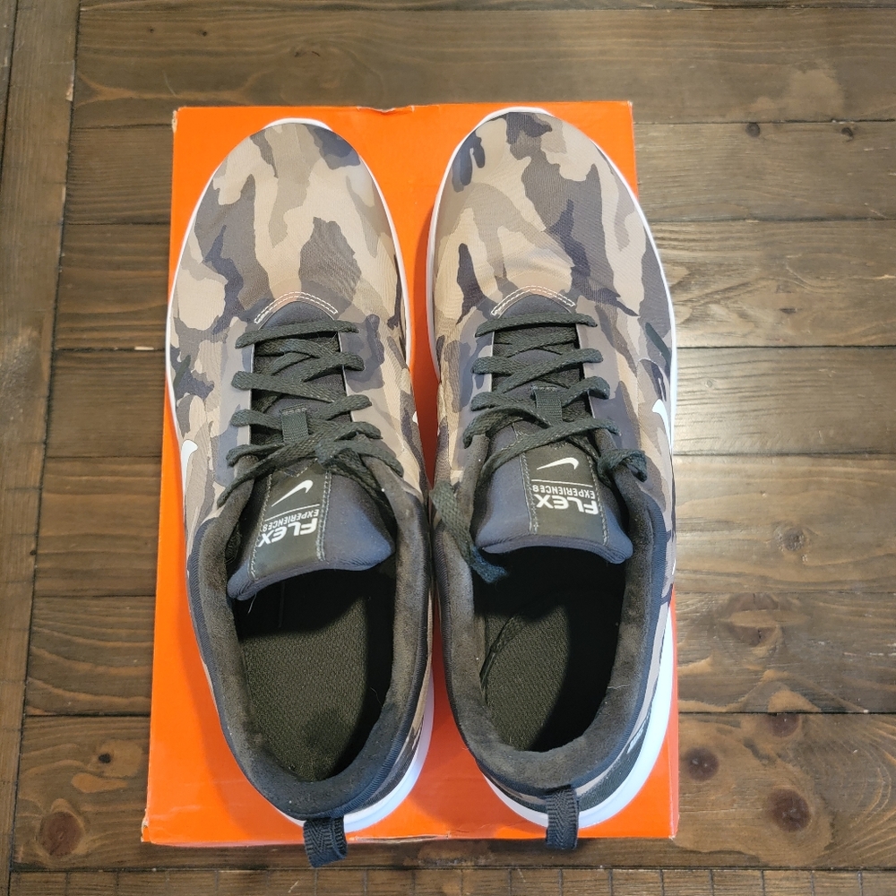 Nike Flex Experience 8 Camo Men's Size 12 New tennis shoes